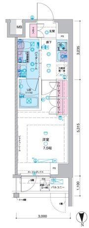 セジョリ池袋本町の間取り画像