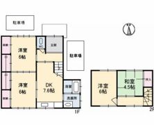 木太町戸建て 3棟の間取り画像