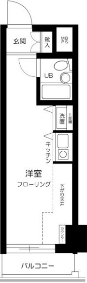 スカイノブレ御徒町の間取り画像