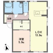 クラヴィエ南昭和 A棟の間取り画像