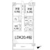 キャッスルコート神田町の間取り画像