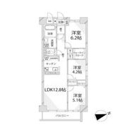 キャッスルコート岩端の間取り画像