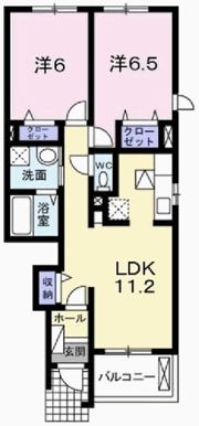 アルモニー メゾンⅡの間取り画像