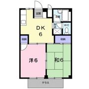 コーポサンライズの間取り画像