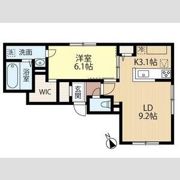 ブリーゼ中の島の間取り画像