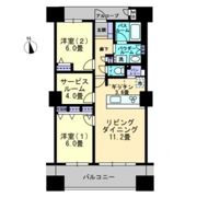 アルファタワー桜町の間取り画像
