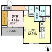 Flegley（フレグレー）の間取り画像