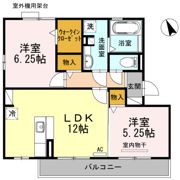 セジュール秀Ⅱの間取り画像