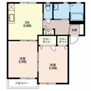 ハッピーハウス Bの間取り画像