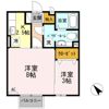セジュール京の間取り画像