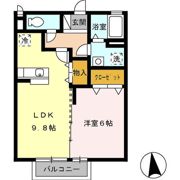 グロワール東合川の間取り画像