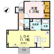 パシフィーク武雄 B棟の間取り画像