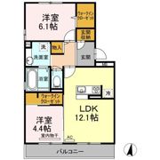 レジデンス富の原の間取り画像