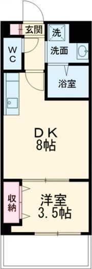 サンフレンドコアの間取り画像
