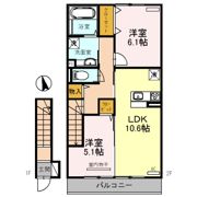 room Mの間取り画像