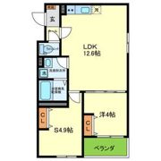 D porta mildの間取り画像