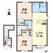 シャーメゾンかすみBの間取り画像