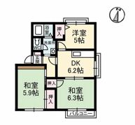 ファミリータウン西川 A棟の間取り画像