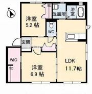 シャーメゾン山王田 A棟の間取り画像