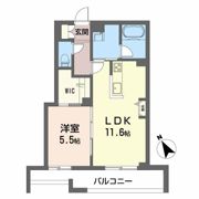 ペルル段原南の間取り画像