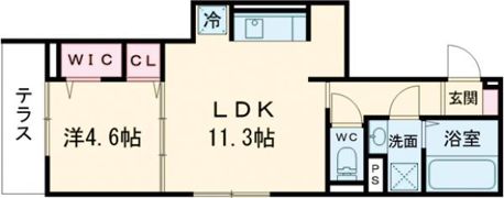 ラヴィベル本堅田の間取り画像