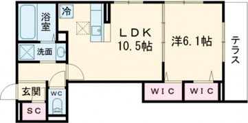 ラヴィベル本堅田の間取り画像