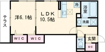 ラヴィベル本堅田の間取り画像