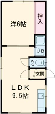ハイツアップルKKの間取り画像