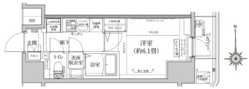 ルフレ プレミアム横浜リーヴァの間取り画像
