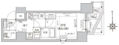 ルフレ プレミアム横浜リーヴァの間取り画像