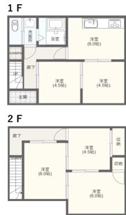 小浜町戸建ての間取り画像