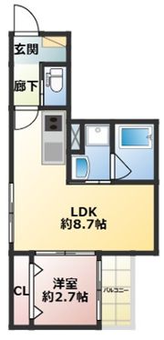 THE NOBLES 井尻の間取り画像