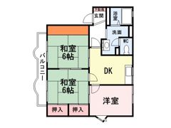 ソレムおばせⅠ C棟の間取り画像