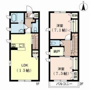 CORT UESHO 姉小路の間取り画像