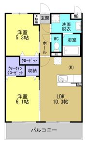 エンジェルの間取り画像