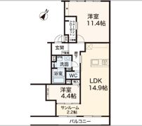 アプリーレ住吉本町の間取り画像