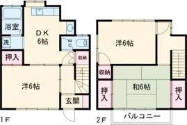 高田ハイツⅠの間取り画像