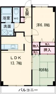 グランドールOKABEの間取り画像