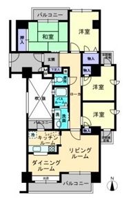 ディアハイム宮脇の間取り画像