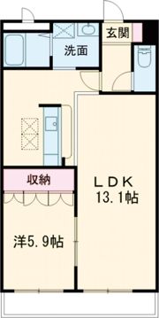 ロイヤルコーポ中川の間取り画像