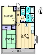 グレースハタオカの間取り画像