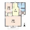 クレール東田 Bの間取り画像
