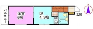 ライオンズマンション中山下の間取り画像
