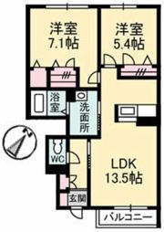 シャーメゾンにしもり A棟の間取り画像