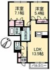 シャーメゾンにしもり A棟の間取り画像