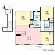 ナンディーヌ大和の間取り画像