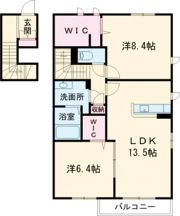シャーメゾン黒石 A棟の間取り画像