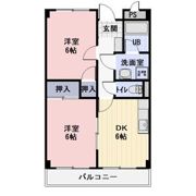 モンターニュ横山の間取り画像