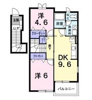 ジェルメの間取り画像
