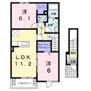 クレセールBの間取り画像